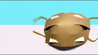 DIY FACE MASK FROM CARDBOARD
