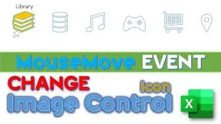Change the Icon of Any Image Control Using the MouseMove Event|Simple, But Useful Excel VBA Macro