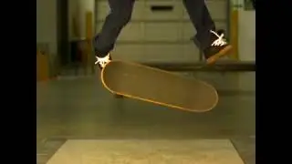 Bryan Herman 360 Flip at the STI Lab (shot at 1000FPS)