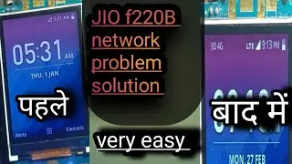 jio f220b network problem solution