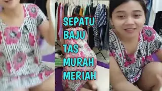 Cewek cantik live jualan baju,sepatu dan tas bikin gagal fokus !! Channel mama muda