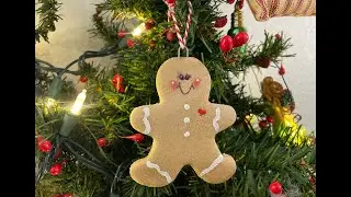 Easy Salt Dough Recipe and Gingerbread Man Ornament