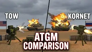🛠️REALISTIC ATGM DESTRUCTION TEST - Kornet Vs BGM-71 TOW | Teardown