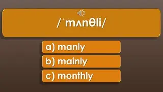 Phonetic Transcriptions Test (IPA) | English Pronunciation | Phonetic Alphabet | Part 6