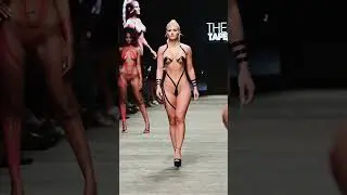 Black tape Miami Swim Week 2023 Art Hearts Fashion Ep1 Slow motion