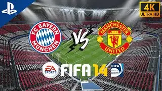 FIFA 14 (Bayern vs. Manchester United) - PS4 [4K Ultra HD] Gameplay
