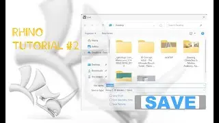 How to Save in Rhino
