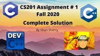 CS201 Solution Assignment # 1 | Fall 2020