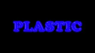 Plastic Text Effect in Photoshop CC 2017, CS6