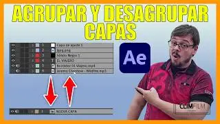 2024 Cómo AGRUPAR y DESAGRUPAR capas en AFTER EFFECTS - Precomponer en Adobe AE