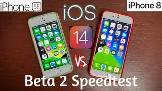iOS 14 Beta 2 Speedtest! iPhone SE (1st Gen) vs. iPhone 8!