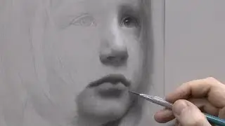 "Static" – Portrait Drawing of a Child, Part 3 of 5