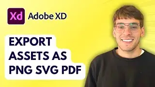 How to Export Assets as PNG SVG PDF in Adobe XD [2026 Full Guide]