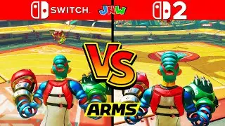 ARMS - Switch 1 VS Switch 2 Comparison (4K Gameplay)