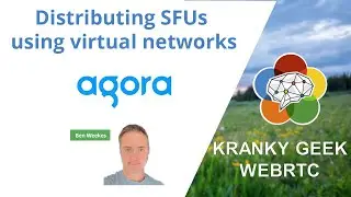 Distributing SFUs using virtual networks