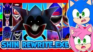 Sonic & Amy watch Sonic EXE Phase 1 VS Phase 2 VS Phase 3-41 VS Phase 42 Incredibox Sprunki