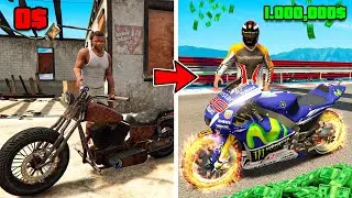 PASO de MOTORISTA POBRE a MILLONARIO en GTA 5!