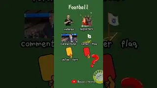 Football Vocabulary |#soccer #football #englishquiz #learnenglish #vocabulary #英語学習 #shorts  #英語を習う