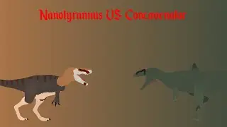 Nanotyrannus VS Concavenator - Sticknodes battle animation