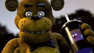 Golden Freddy tries the Grimace Shake... [FNAF MOVIE/BLENDER]