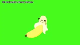 Banana 🍌 Animation Green Screen