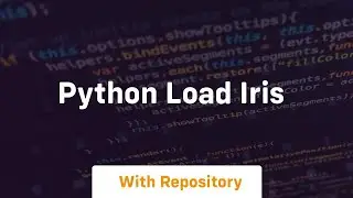 python load iris