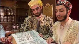 Megillah-Lesung in der bucharischen Gemeinde in Düsseldorf