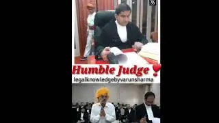 Humble Judge ❣️ #court #judge #highcourt #advocate #viral #video #lawyer #law #viralvideo #justice