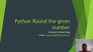 8 - Python Round number