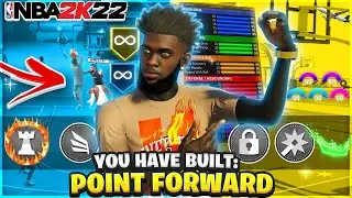*NEW* META POINT FORWARD with SHARP TAKEOVER is OVERPOWERED on NBA 2K22! BEST REBIRTH BUILD 99 SPEED