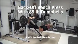 Back-Off Bench Press for Six-Pack Abs and Chest