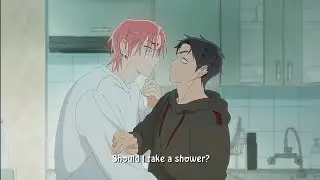 Did he take a shower🤭 //  anime