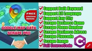 Google Map Business Extractor App with Multi-Language—C