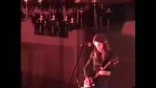 Jay Aston of Gene Loves Jezebel live in Atlanta, 2000