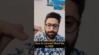 how to convert word to pdf 😱🔥 
