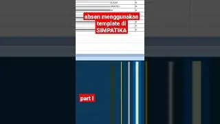 CARA absen terbaru pakai template di SIMPATIKA || part1
