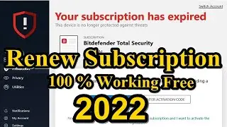Your subscription has expired Bitdefender total security 2022
