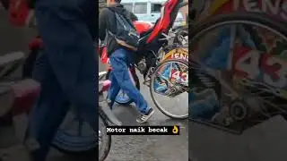 ini gimana motor sport kok naik becak || 🙈