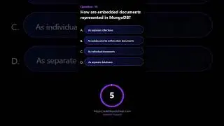 How are embedded documents represented in MongoDB