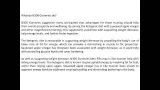 How do N300 Gummies help to consume fat