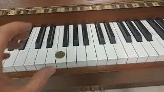 a coin on my piano