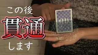【閲覧注意】痛みに耐えながら身を犠牲にするマジックです
