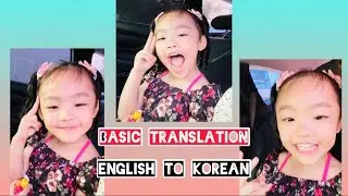 Korean 101: Basic English Translations to Korean. Learn Korean with Snow