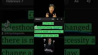 The Law has been "Changed" Hebrews 7:12