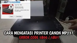 cara mengatasi printer canon mp237 error code 5b00 / 5b01