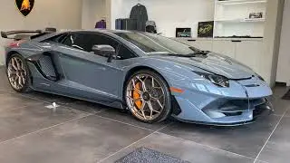 Lamborghini Aventador SVJ in Grigio Telesto