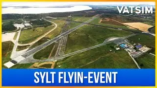 Vatsim Sylt Flyin Event - IFR flight from Bergen ENBR into Sylt EDXW and VFR afterwards