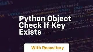 python object check if key exists