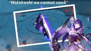 Baal, Ayaka, and Kujou Sara elemental burst from far | Genshin Impact