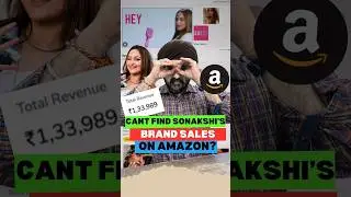 Sonakshi's Brand FLOPPING 😱 on Amazon? || #shortsvideo #amazonfba